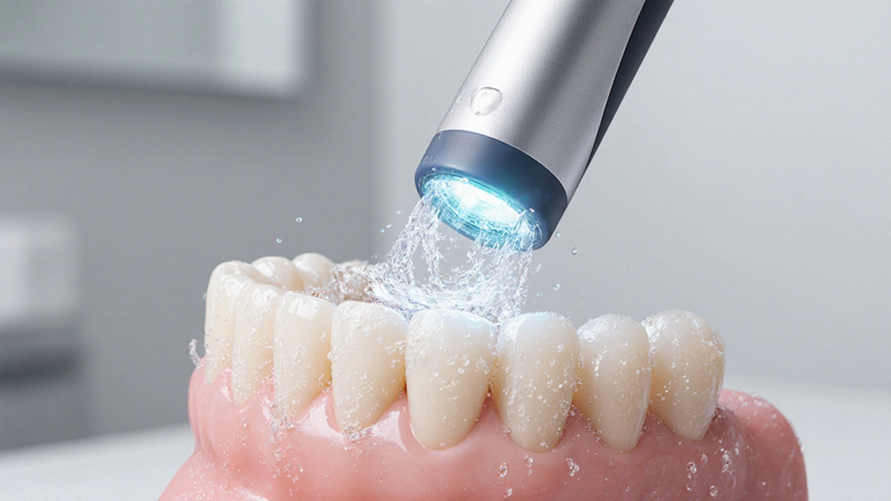 Jak funguje ultrazvukový čistič zubů a proč je lepší než bělicí pásky?