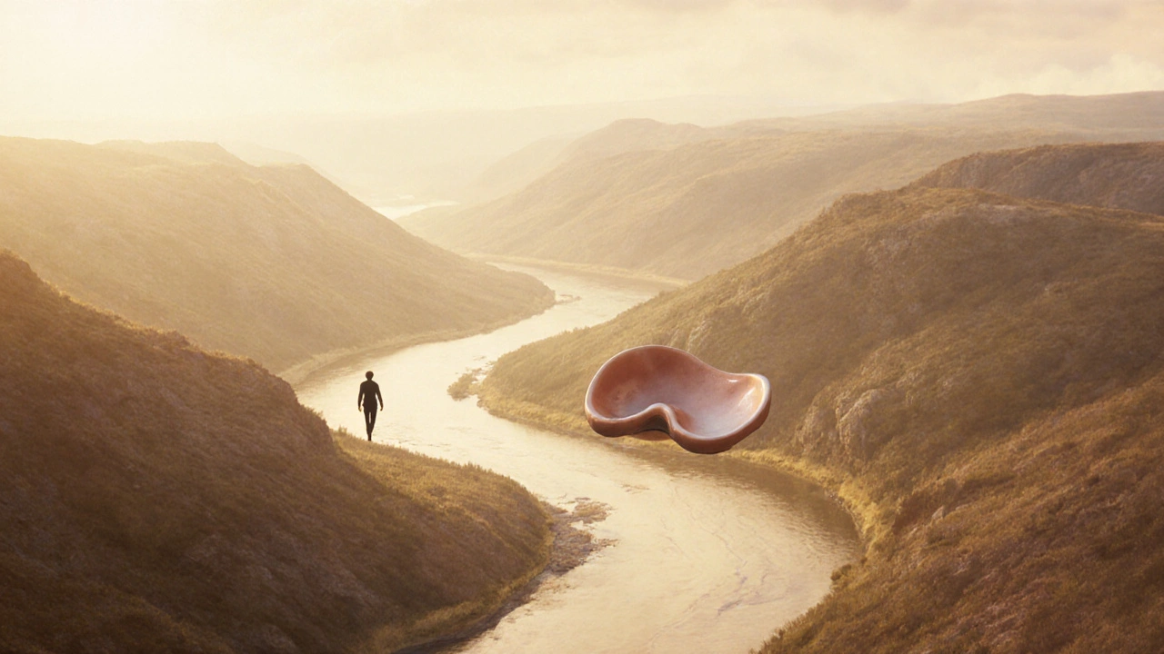 Keramická fazeta klidně plave po trávicím traktu jako v klidném korytě.