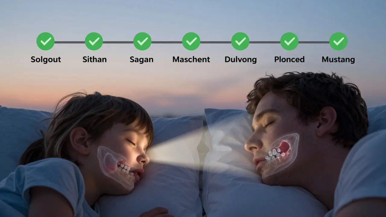 Srovnání vývoje čelisti u dítěte a dospělého s důrazem na průchod vzduchu.