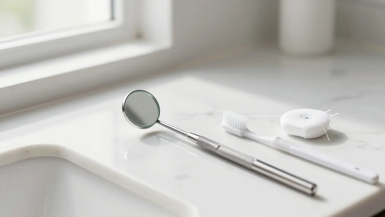 Dentální zrcátko: Jak ho správně používat doma pro zdravější zuby