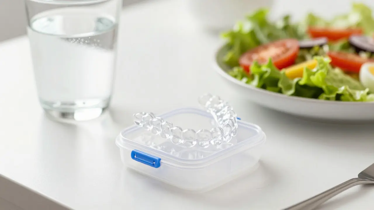 Jak jíst s neviditelnou rovnátkem: Praktický průvodce stravováním