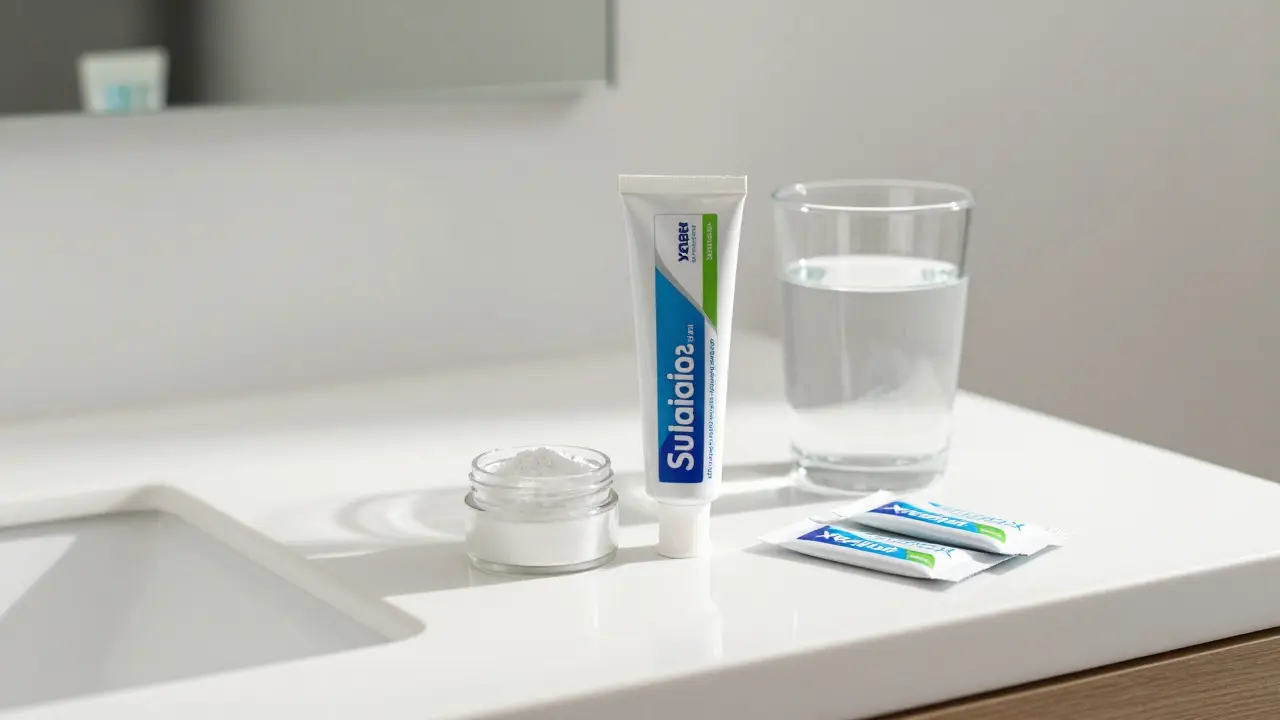 Fluoridová pasta, hydroxyapatit a xylitol pro prevenci zubního kazu