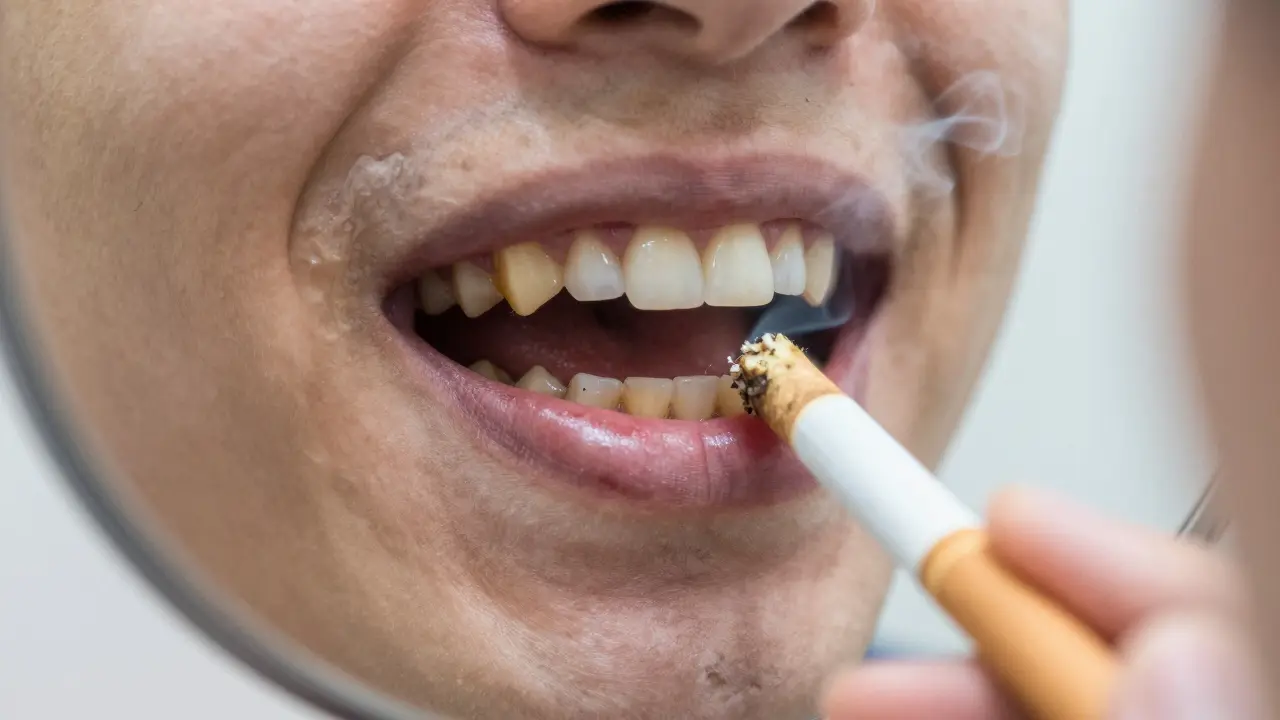 Kouření a zuby: Jak tabák ničí dentální hygienu, dásně i úsměv